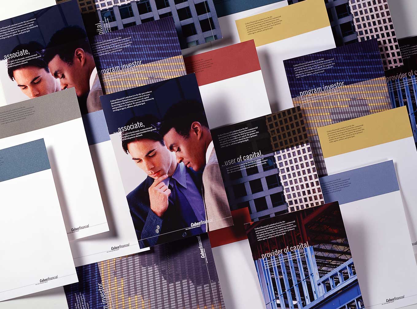 cohen-financial_brochures.jpg Art Direction by: Bart Crosby, Crosby Associates